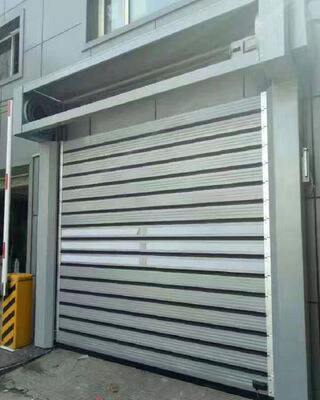 Porta automática à prova de fogo com servomotor e porta de garagem de segurança de alta velocidade personalizada