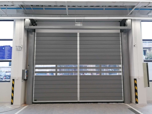 TM-D04 liga de alta velocidade rolante para cima rolante rápido persiana espiral porta de armazenamento de segurança