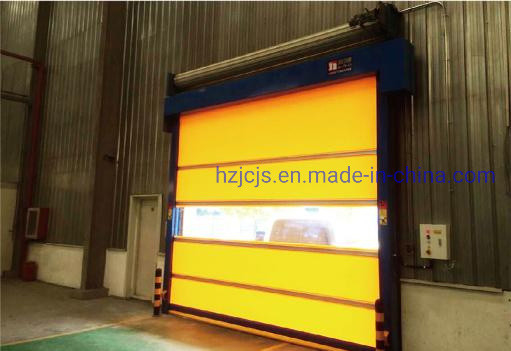 Liga de alumínio JTM-D03 Rodada rápida e persiana Espiral Depoimento Escudo de vento Porta automática