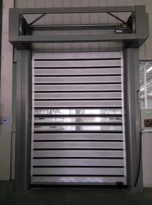 Alumínio Ligação Rolo rápido para cima Obturador Armazém Wind Shield Porta automática para durável