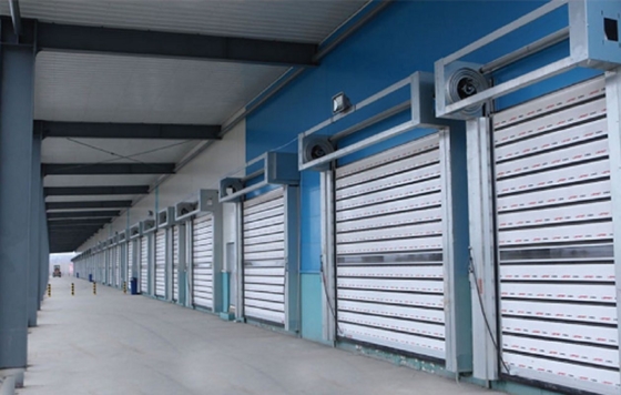 Porta de armazenamento de segurança em espiral de liga de alumínio com -35 a 65 graus Celsius