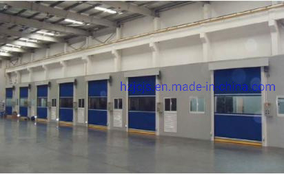 JTM-D01 Porta de garagem de segurança rápida de estilo aberto rolante para aplicações industriais