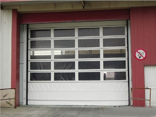 Porta de garagem de alta velocidade de liga de alumínio com classe de proteção IP55 personalizada