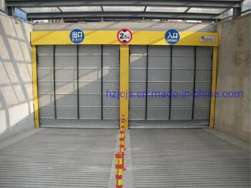 Portão automático de armazenamento de segurança de liga de alumínio porta de garagem para gerenciamento de armazém