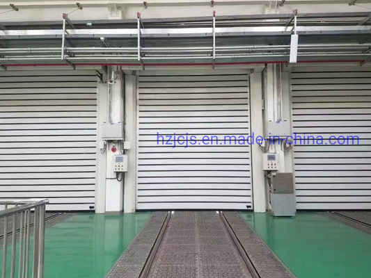 Portão automático de armazenamento de segurança de liga de alumínio porta de garagem para gerenciamento de armazém