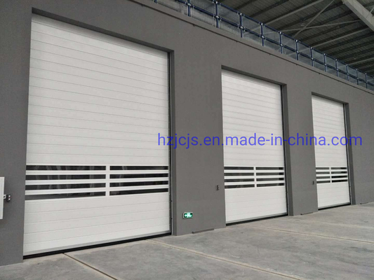 Portão automático de armazenamento de segurança de liga de alumínio porta de garagem para gerenciamento de armazém