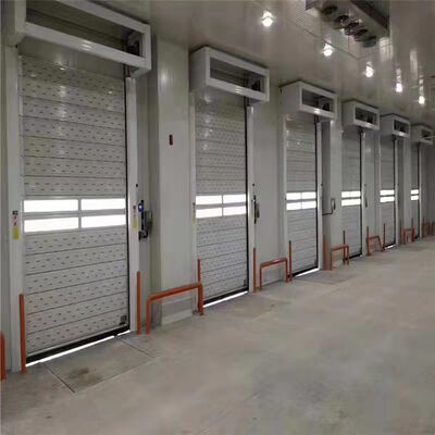 High Speed Roller Shutter Door with Fire Proofing Adjustable Speed and Customized Stainless Steel for Industrial Use