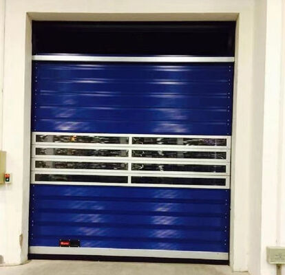 Porta de Enrolar Automática de Alta Velocidade à Prova de Fogo com Modelo Personalizado para Uso Industrial