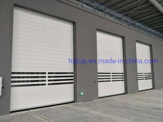 Porta de Enrolar Automática de Alta Velocidade para Armazém de Segurança com Proteção IP55 e Retardador de Chamas Personalizado