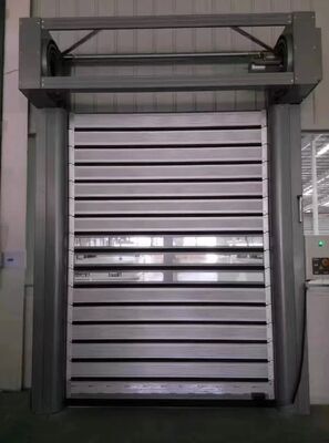 Porta de alta velocidade do obturador do rolo da liga de alumínio do tamanho customizável da proteção IP55 da impermeabilização de fogo
